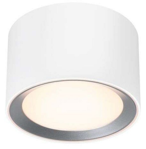 Nordlux Spot de tavan cu LED Landon Smart, alb, înălțime 8,2 cm, reglabil, Alb, Camera de zi / sufragerie, Metal