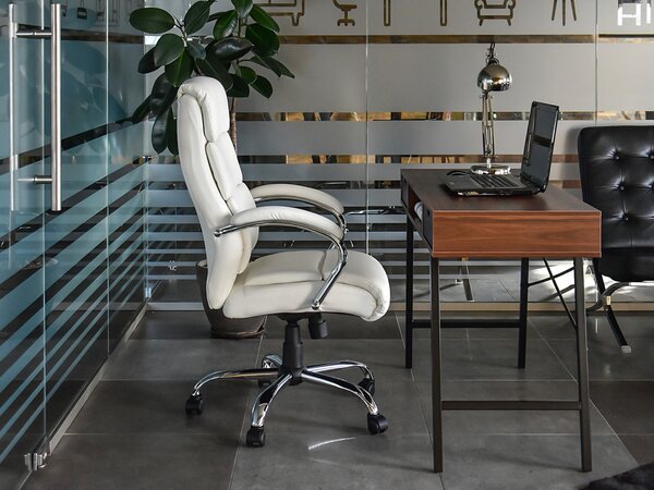 Fotoliu Luxus (alb + crom). Promo -18%. 1109949