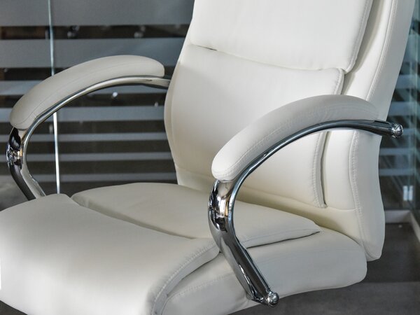 Fotoliu Luxus (alb + crom). Promo -18%. 1109949
