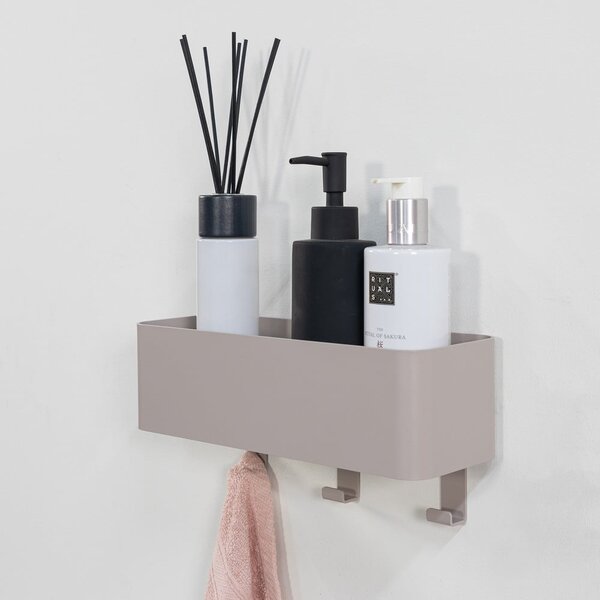 Raft pentru baie taupe de montat pe perete din oțel Multi – Spinder Design