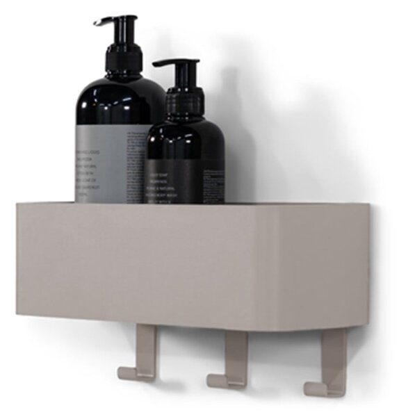 Raft pentru baie taupe de montat pe perete din oțel Multi – Spinder Design