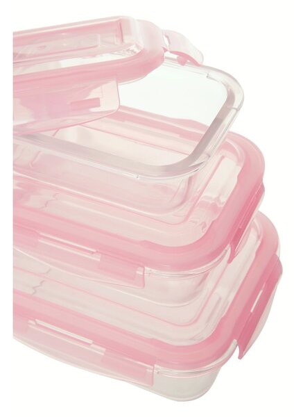 Recipiente de alimente 3 buc. din sticlă Freska – Premier Housewares