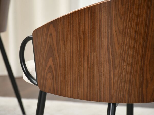 Scaun Elviria K (nuc + negru). Promo -13%. 1111040