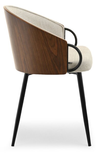 Scaun Elviria K (nuc + negru). Promo -13%. 1111040