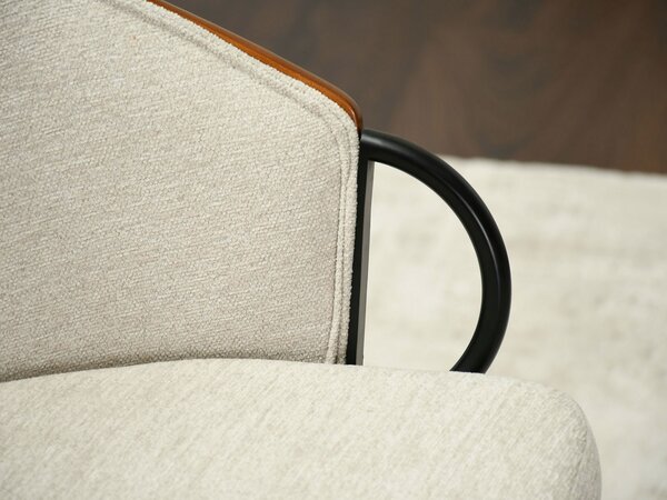 Scaun Elviria K (nuc + negru). Promo -13%. 1111040