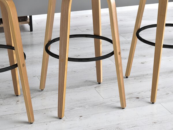 Scaun Haime (stejar + negru). Promo -15%. 1110595