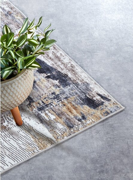 Covor gri deschis 200x290 cm Malard Anthracite Gold – Elle Decoration