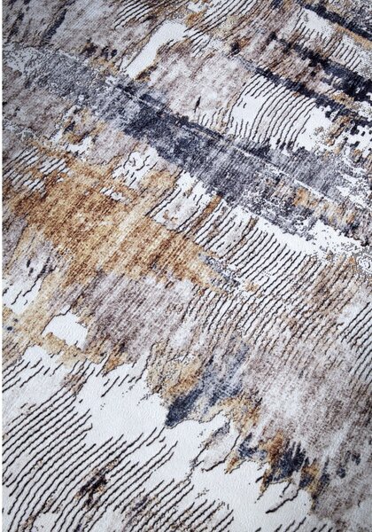 Covor gri deschis 200x290 cm Malard Anthracite Gold – Elle Decoration