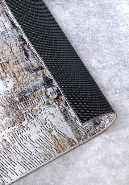 Covor gri deschis 200x290 cm Malard Anthracite Gold – Elle Decoration