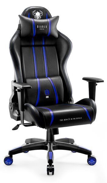 Scaun gaming Diablo X-One 2.0 Normal Size: negru-albastru
