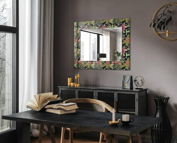 Oglindomat.ro Decor oglinda Decor oglinda Flori și păsări lpp-00010879