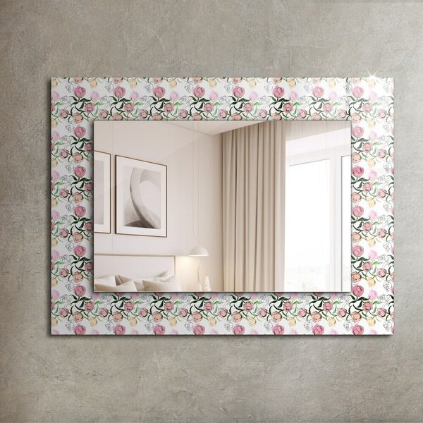 Oglindomat.ro Oglinda cu decor Oglinda cu decor Motive florale lpp-00010843