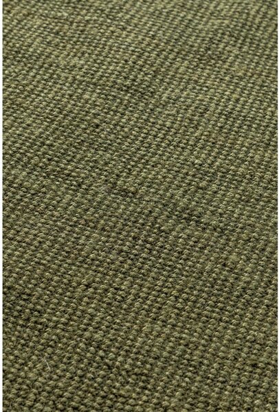Covor tip traversă kaki din iută 80x200 cm Bouclé – Hanse Home
