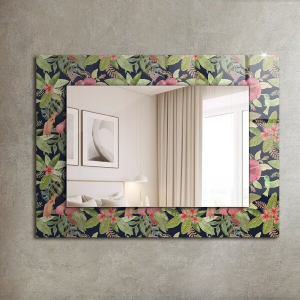 Oglindomat.ro Decor oglinda Decor oglinda Flori și păsări lpp-00010879