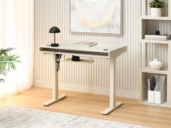 Masă PC cu înălțime reglabilă Occott 100 (crem). Promo -20%. 1135610