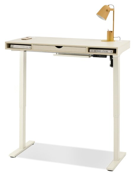 Masă PC cu înălțime reglabilă Occott 120 (crem). Promo -20%. 1135611