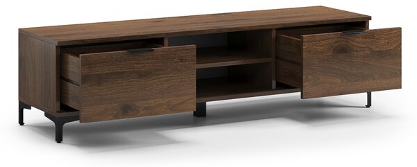 Mazzoni Comodă TV LANA RTV-150 Nuc Elegant - SUB TV ÎN CAMERA DE ZI