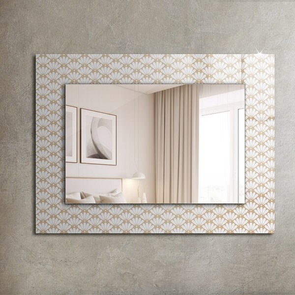 Oglindomat.ro Decor oglinda Decor oglinda Floare cu model geometric lpp-00012843