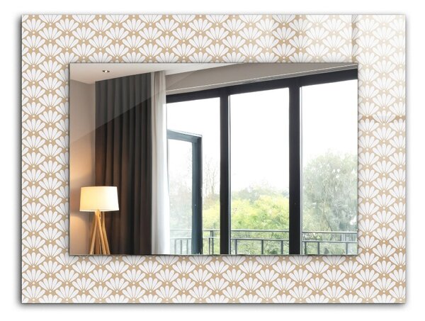 Oglindomat.ro Decor oglinda Decor oglinda Floare cu model geometric lpp-00012843