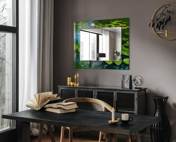 Oglindomat.ro Decoratiuni perete cu oglinda Decoratiuni perete cu oglinda Pudră de nufăr lpp-00016134