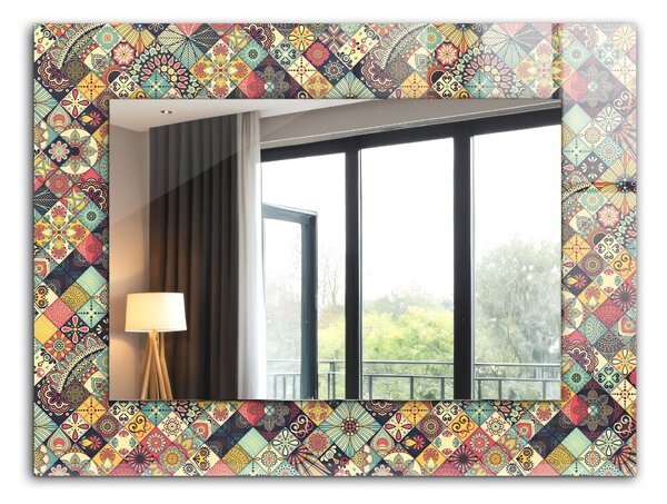 Oglindomat.ro Oglinda rama cu imprimeu Oglinda rama cu imprimeu Mozaic colorat lpp-00013179