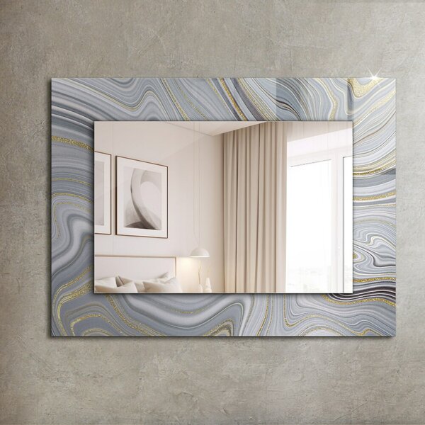 Oglindomat.ro Decor oglinda Decor oglinda Motive abstracte din marmură lpp-00020888