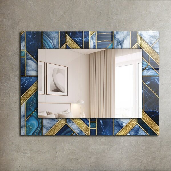 Oglindomat.ro Decoratiuni perete cu oglinda Decoratiuni perete cu oglinda Mozaic geometric abstract lpp-00020906