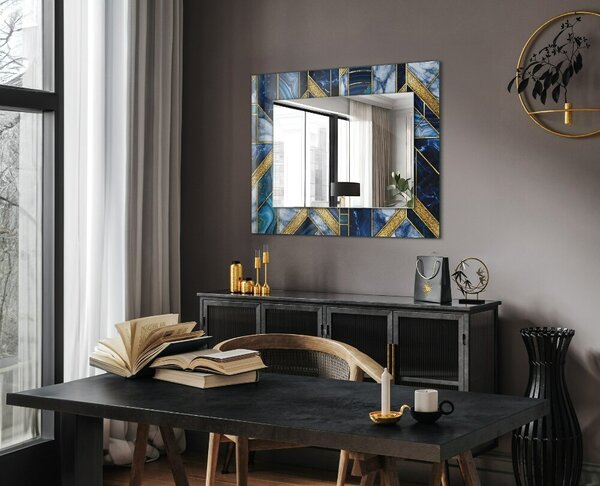 Oglindomat.ro Decoratiuni perete cu oglinda Decoratiuni perete cu oglinda Mozaic geometric abstract lpp-00020906