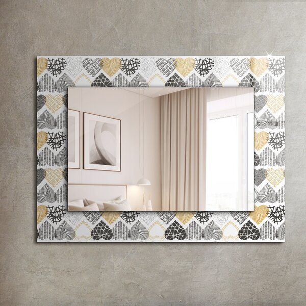 Oglindomat.ro Decor oglinda Decor oglinda Inimi colorate lpp-00020913