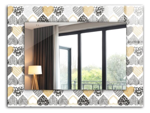 Oglindomat.ro Decor oglinda Decor oglinda Inimi colorate lpp-00020913
