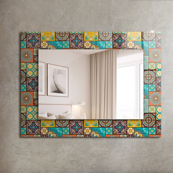 Oglindomat.ro Oglinda cu decor Oglinda cu decor Mozaic colorat lpp-00020955