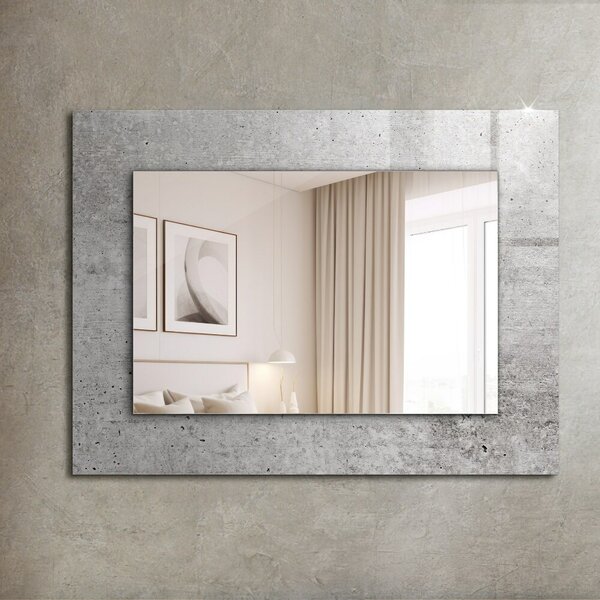 Oglindomat.ro Oglinda decor perete Oglinda decor perete Textura peretelui din ciment lpp-00027807