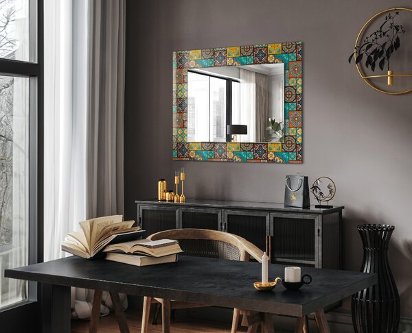 Oglindomat.ro Oglinda cu decor Oglinda cu decor Mozaic colorat lpp-00020955