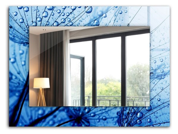 Oglindomat.ro Oglinda perete decorativa Oglinda perete decorativa Picături de apă pe evantaie lpp-00028316