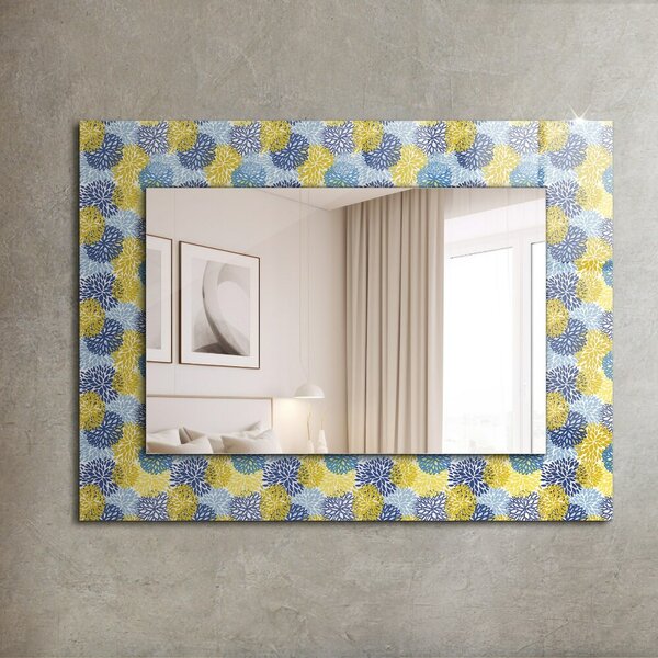 Oglindomat.ro Decoratiuni perete cu oglinda Decoratiuni perete cu oglinda Model floral colorat lpp-00029902