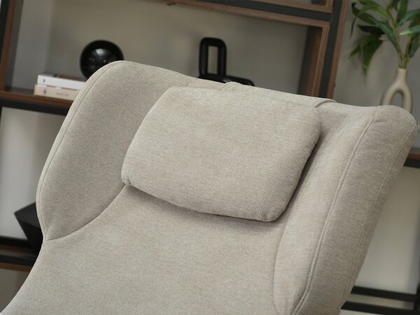 Fotoliu relax Irventendo (bej + negru). Promo -12%. 1135813