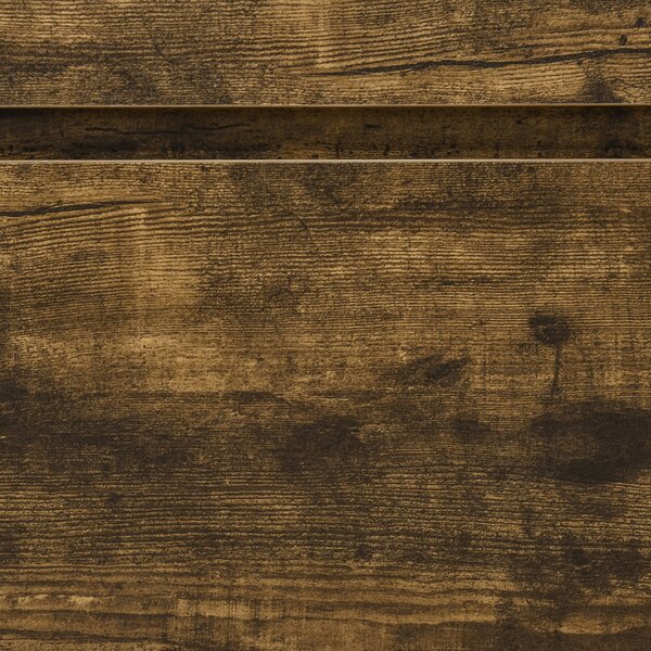 HOMCOM Comoda cu 3 Sertare din PAL in Stil rustic, 60x45x75cm, Maro si negru | Aosom Romania