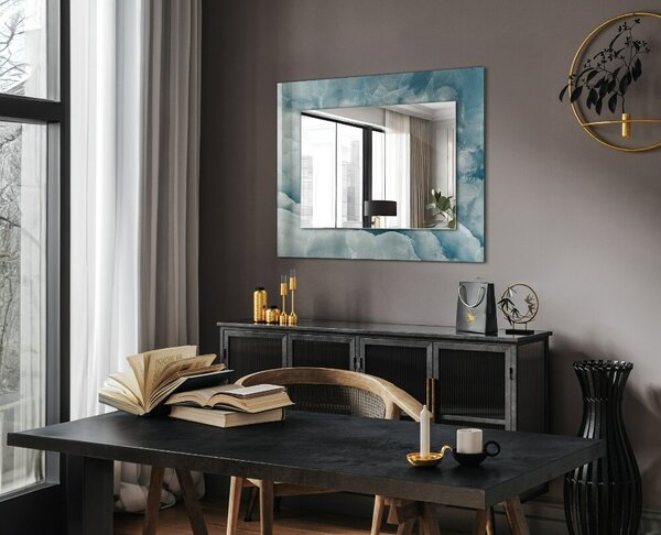 Oglindomat.ro Decor oglinda Decor oglinda Texturi din marmură albastră lpp-00053849