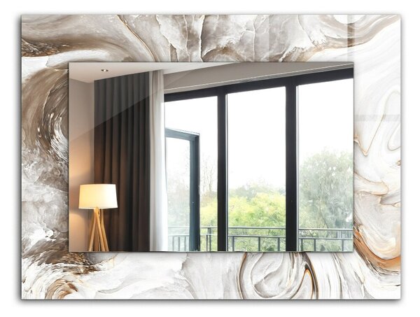 Oglindomat.ro Oglinda perete decorativa Oglinda perete decorativa Motive abstracte din marmură lpp-00053856