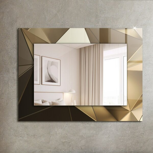 Oglindomat.ro Oglinda decor perete Oglinda decor perete Forme geometrice lpp-00053937