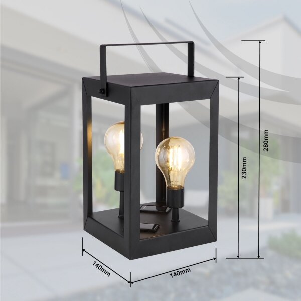 Corp de iluminat LED solar SOLAR 2xLED/0,06W/3V IP44 Globo 36700