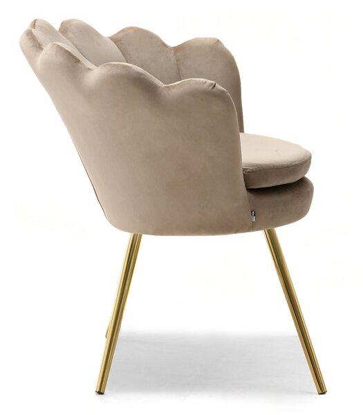Fotoliu relax Laziam (bej + auriu). Promo -13%. 1135916