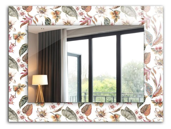 Oglindomat.ro Decoratiuni perete cu oglinda Decoratiuni perete cu oglinda Flori și frunze lpp-00072552