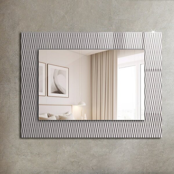 Oglindomat.ro Oglinda decor perete Oglinda decor perete Motiv de țesătură lpp-00072557