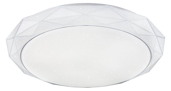 Globo Plafonieră LED Andi cu variație culoare, dimabilă, reglabil, Alb, Camera de zi / sufragerie, Metal, Modern