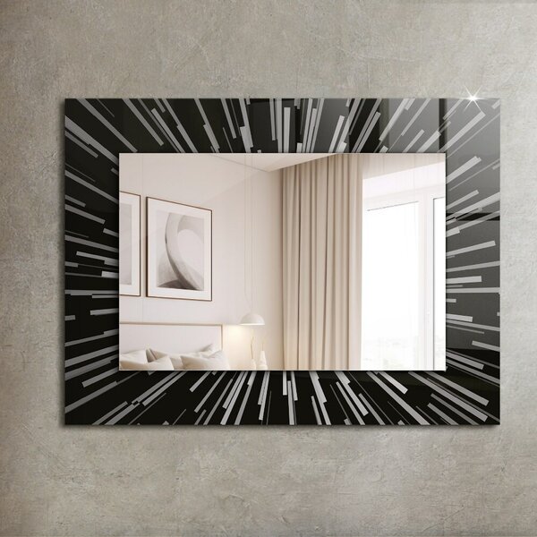 Oglindomat.ro Oglinda decor perete Oglinda decor perete Efect de viteză a luminii lpp-00072571