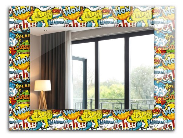 Oglindomat.ro Oglinda cu rama imprimata Oglinda cu rama imprimata Baloane colorate lpp-00072568