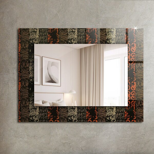 Oglindomat.ro Oglinda cu decor Oglinda cu decor Motiv ornamental etnic lpp-00072562