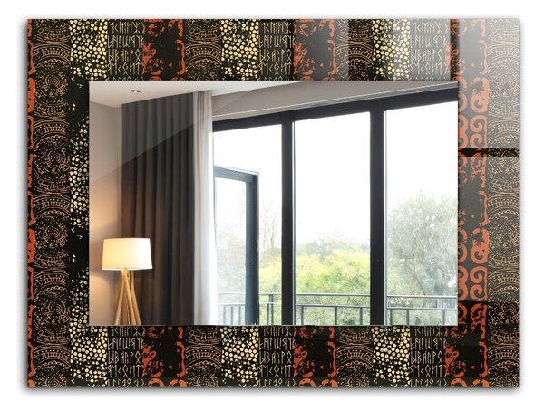 Oglindomat.ro Oglinda cu decor Oglinda cu decor Motiv ornamental etnic lpp-00072562