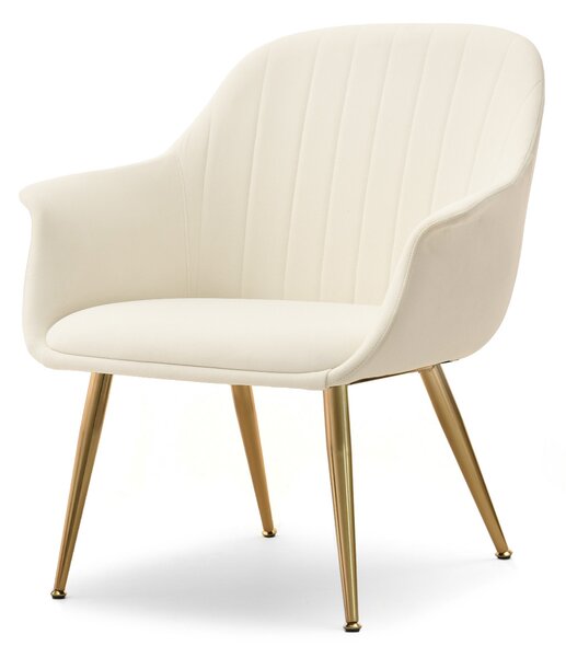 Fotoliu de design Osmogos (crem + negru). Promo -18%. 1136251